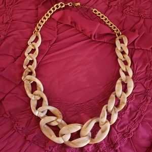 BaubleBar Tortoise Link Statement Necklace